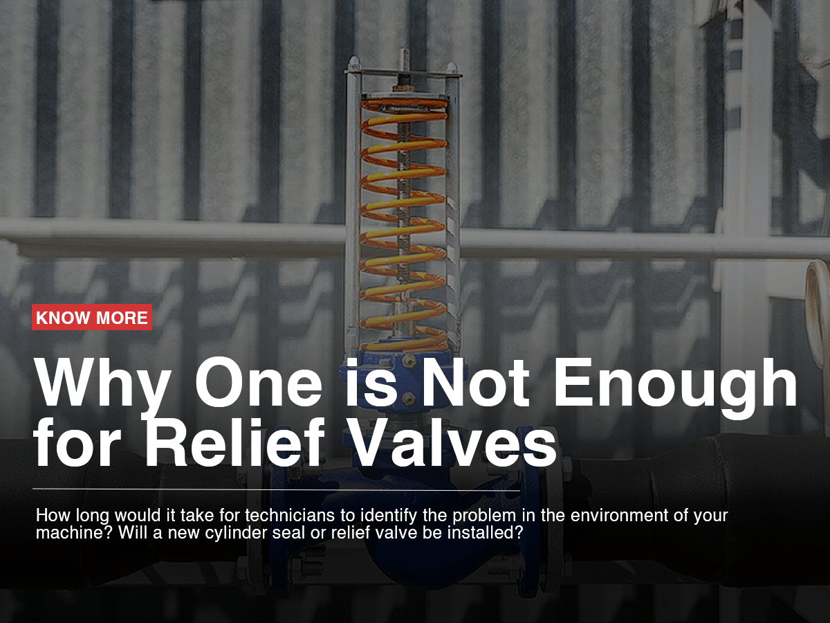 Why One is Not Enough for Relief Valves Why One is Not Enough for Relief Valves